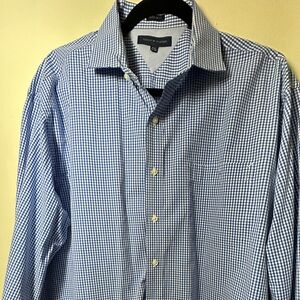 Tommy Hilfiger Blue Gingham Button Down Shirt